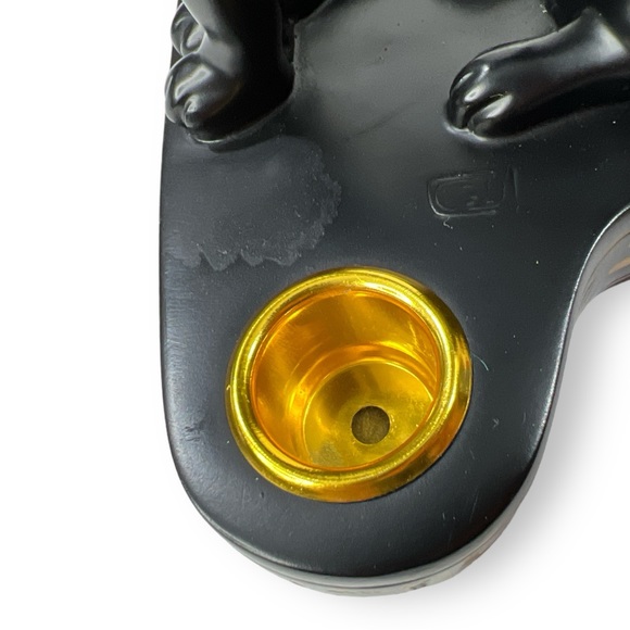 Egyptian Goddess of Fire & Felines Bastet Feline Cat Goddess Altar Candle Holder - Picture 3 of 16